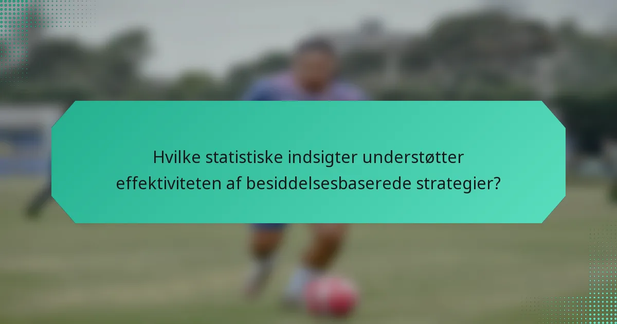 Hvilke statistiske indsigter understøtter effektiviteten af besiddelsesbaserede strategier?